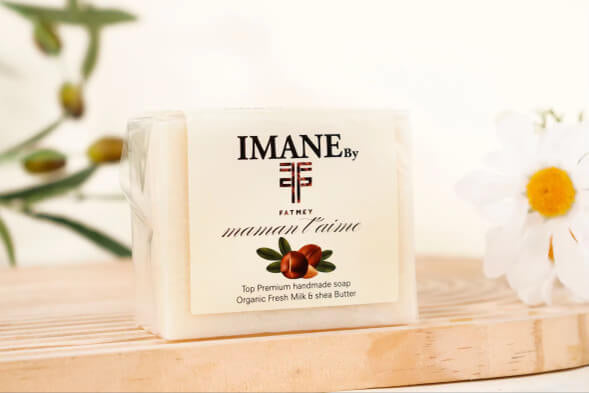 Imane Artisanal Soap – Organic Fresh Milk & Shea Butter – Premium Hydration