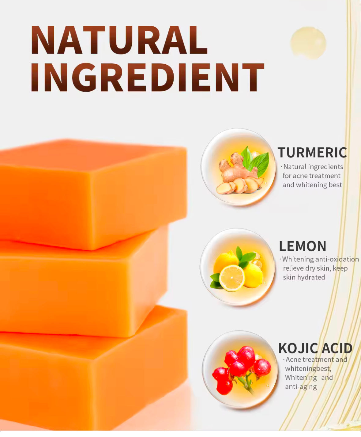 Turmeric soap