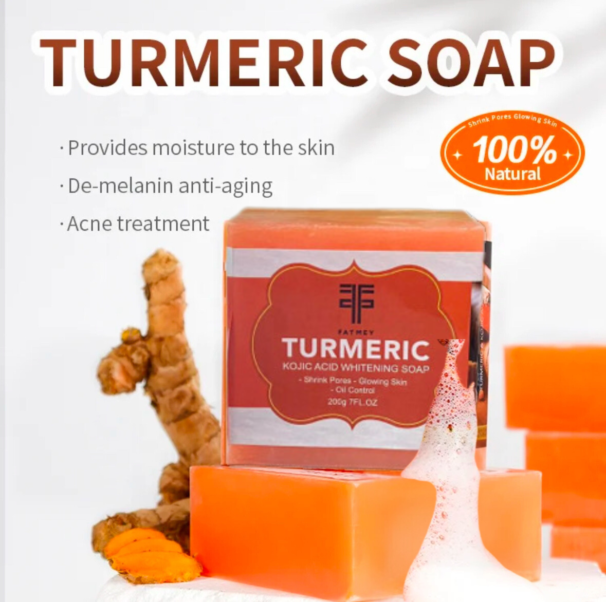 Turmeric soap