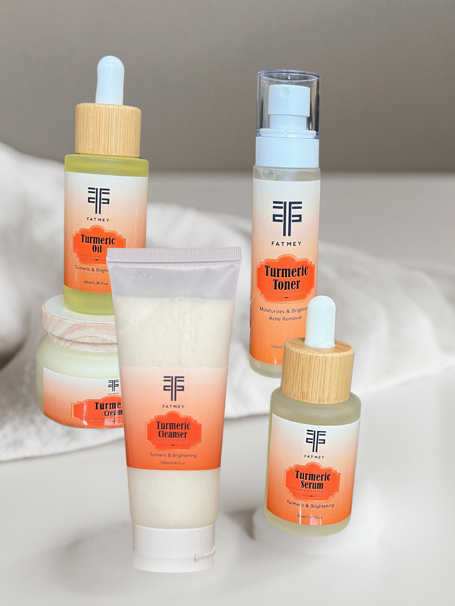 Turmeric Six-Piece Set - Soin Visage au Curcuma