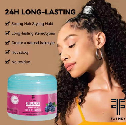 Edge Control Blueberry - Gel Coiffant Tenue Extra Forte 24H