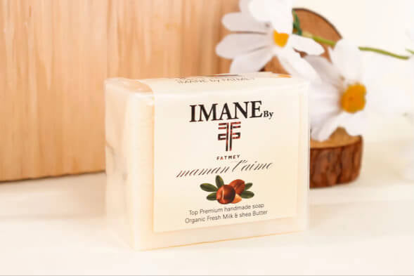 Imane Artisanal Soap – Organic Fresh Milk &amp; Shea Butter – Premium Hydration